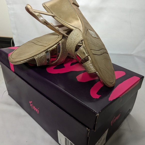 FIONI Clothing Shoes - Fioni Champagne Dress Sandals, women's size 10